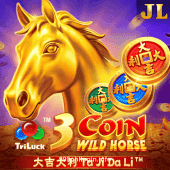 3 Coin Wild Horse Slot Game at 999phl